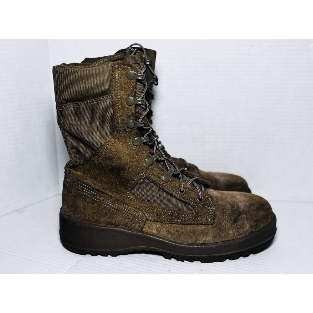 Belleville C300ST Men's 8" Leather Steel Toe‎ Combat Boots Size 8R
